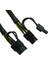 Cpu 8 Pin Erkek - Çift Pcıe 2x 8 Pin (6+2) Modüler Güç Kaynağı Için Erkek Gpu Güç Adaptörü Kablosu 25 Inç (63 Cm) (Yurt Dışından) 2