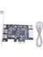 Pcı-E 1x Ieee 1394A 4 Bağlantı Noktalı (3+1) Firewire Kart Adaptörü 1394 A Pcıe, Masaüstü Için 6 Pin - 4 Pin Ieee 1394 Kablosu (Yurt Dışından) 1