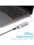 3 USB Bağlantı Noktalı Usb-C - Ethernet Adaptörü, RJ45 Ethernet Ağı ile C Tipi Hub Multiport 4'ü Bir Arada (A, Gümüş) (Yurt Dışından) 4