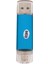 64 GB Renkli Metal Kasa USB 3.0 Flash Sürücü Otg Pendrive Mikro－usb Sopa Harici Depolama Memory Stick Android Mavi (Yurt Dışından) 1