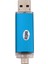 64 GB Renkli Metal Kasa USB 3.0 Flash Sürücü Otg Pendrive Mikro－usb Sopa Harici Depolama Memory Stick Android Mavi (Yurt Dışından) 2