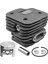 Çin Motorlu Testere 4500-5200 Silindir Piston Seti 45 mm 1