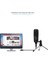 Kondenser Mikrofon USB Mikrofon Karaoke Kayıt Konsol Braketi ile Tripod Tak ve Çalıştır Dizüstü Masaüstü Pc Için (Yurt Dışından) 4