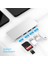 Type-C 5'i 1 Arada Bağlantı Istasyonu Sd, Tf Kart Okuyucu + 4 Bağlantı Noktalı USB Hub, Tüm USB C Cihazlarına Uygun Pc/tablet/cep Telefonu (Yurt Dışından) 2