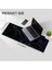 Masa Için Topografik Büyük Oyun Mouse Pad, 3mm Kaymaz Tabanlı 31.5X11.8 Inç Klavye Bilgisayar Mat (Yurt Dışından) 5