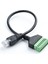 RJ45 Ethernet Erkek 8 Pin Av Terminali Vida Adaptörü Dönüştürücü Blok Fiş Kablosu Cctv Kamera Için (2 Paket) (Yurt Dışından) 2