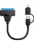 Sata - USB Kablosu, 2'si 1 Arada Sata - Usb-A/c - Usb-C 2,5 Inç Ssd/hdd Için USB 3.0 Sata Sabit Sürücü Adaptör Kablosu (Yurt Dışından) 1