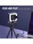 Mikrofon ve Dolgu Işığı ile 4K Web Kamerası, Pc Dizüstü Masaüstü Görüntülü Arama Için Hd Otomatik Odaklama Bilgisayar Kamerası (Yurt Dışından) 4
