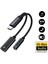 Tip C - 3,5 mm Kulaklık ve Şarj Adaptörü, 2'si 1 Arada USB C - Aux Ses Jakı Yüksek Çözünürlüklü Dac ve Hızlı Şarj Kablosu (Siyah) (Yurt Dışından) 3
