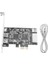 Pcı-E 1x Ieee 1394A 4 Bağlantı Noktalı 3+1 Firewire Kart Adaptörü 1394 A Pcıe, Masaüstü Için 6 Pinli 4 Pinli Ieee 1394 Kablosu (Yurt Dışından) 1