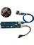 USB 3.0 Pcie Pcı-E Express Yükseltici Kart 1x - 16X Gpu Genişletici Yükseltici Kart Adaptörü USB 3.0 Veri Kablosu Sata - 4pin Ide (Yurt Dışından) 3