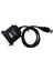 USB → Yazıcı Paralel Bağlantı Noktası 36 Pinli Erkek Dönüştürme Kablosu Siyah (Yurt Dışından) 3