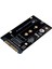 Ek Kartlar M.2 Ssd'den U2 Adaptörüne Nvme M.2 SSD U2 Kart Anahtarı M, Siyah Soğutuculu (Yurt Dışından) 1