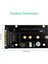 Ek Kartlar M.2 Ssd'den U2 Adaptörüne Nvme M.2 SSD U2 Kart Anahtarı M, Siyah Soğutuculu (Yurt Dışından) 3