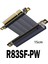 R83SF-PW Pcıe X8 - Pcıe X16 Uzatma Kablosu Yükseltici Kablo Desteği RTX3060 Btc Madenci Madenciliği Için Grafik Kartı (15 Cm) (Yurt Dışından) 2