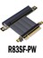 R83SF-PW Pcıe X8 - Pcıe X16 Uzatma Kablosu Yükseltici Kablo Desteği RTX3060 Btc Madenci Madenciliği Için Grafik Kartı (15 Cm) (Yurt Dışından) 4