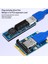 Mini Pcıe Pcı-E X1 Genişletme Kartı Pcı-E Yükseltici Kart Sata Güç Konektörü 30 cm Usb3.0 Kablo Pcıe Genişletici (Yurt Dışından) 2