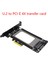 U.2 - Pcı-E 4x Adaptör Kartı Pcı E 3.0 4x U.2 SFF-8639 Yükseltici Pcıe U.2 SSD - 2.5 Inç Nvme U2 SSD Için Pcı-E Kartı (Yurt Dışından) 2