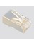 100 Adet RJ45 Korumalı Konnektör CAT5E Ağ RJ45 Konnektör Fişleri RJ45 Ethernet Kablosu 8 Jack Metal Korumalı (Yurt Dışından) 4