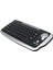 Trackball'lu Kablosuz Klavye, 2.4g Mini Klavye Multi-Medya Fonksiyonel Trackball Air Mouse, Akıllı Tv / Pc Için - Gümüş (Yurt Dışından) 2