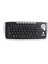 Trackball'lu Kablosuz Klavye, 2.4g Mini Klavye Multi-Medya Fonksiyonel Trackball Air Mouse, Akıllı Tv / Pc Için - Gümüş (Yurt Dışından) 3