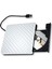 Harici DVD Sürücüsü USB 3.0, Windows 10/8/7 Dizüstü Masaüstü Için Taşınabilir CD DVD /-Rw Optik Sürücü Yazıcı Yazıcısı(Beyaz) (Yurt Dışından) 4