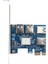 Pcı-E Adaptörü 1 Dönüş 4 Pcı-Express Yuvası 1x Ila 16X USB 3.0 Btc Madenci Madenciliği Için Özel Yükseltici Kart Pcıe Dönüştürücü (Yurt Dışından) 1