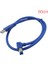Yazıcı Kablosu, 90 Derece USB Yazıcı Kablosu USB Tip A Erkek - B Erkek Tarayıcı Yazdırma Kablosu (0,6m) (Yurt Dışından) 5