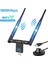 1200 Mbps USB Wifi Adaptörü Çift Bant 5 Ghz 2.4 Ghz Kablosuz Wifi Anten Dongle Ağ Kartı Windows Xp/10/8 Için Standı ile (Yurt Dışından) 2