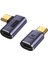 USB C - Type-C Adaptör 120W Hızlı Şarj Erkek - Tip C Dişi Adaptör 8k 60Hz USB Tip C Adaptör (Yurt Dışından) 1