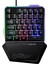 G40 Tek Elle Rgb Mekanik Oyun Klavyesi 35 Tuşlu Mini Oyun Klavyesi Pubg Pc Bilgisayarlar Için Rgb LED Arkadan Aydınlatmalı Klavye (Yurt Dışından) 1