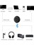 1 Sürükle 2 Bluetooth Verici Kablosuz Ses Verici Cep Telefonları Için Aynı Anda Iki Kulaklığı Bağlayabilir (Yurt Dışından) 5