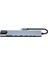 USB C Hub Tip C - 4K - Ethernet RJ45 Sd/tf ile Uyumlu Adaptör Usb-C Veri Pd Hızlı Şarj USB Hub (Yurt Dışından) 1