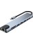 USB C Hub Tip C - 4K - Ethernet RJ45 Sd/tf ile Uyumlu Adaptör Usb-C Veri Pd Hızlı Şarj USB Hub (Yurt Dışından) 5