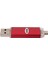 32 GB Renkli Metal Kasa USB 3.0 Flash Sürücü Otg Pendrive Mikro－usb Sopa Harici Depolama Memory Stick Android Kırmızı (Yurt Dışından) 3
