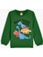 Dinozorlu Sweat Uzun Kollu Bisiklet Yaka Şardonlu Pamuklu 1
