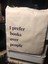 Yazılı Bez Çanta, Retro Bez Çanta, Arkadaşa Hediye, Doğum Günü Hediyesi, Baskılı Tote Bag 4