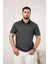 Yakalı ve Cepli Desenli Erkek Regular Fit Klasik T-Shirt 2