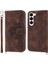 Samsung Galaxy S23 Darbeye Bileklik Kabartmalı Çoklu Için Flip Case (Yurt Dışından) 1