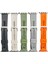 Apple Watch Uyumlu 42-44-45-49MM S10(42) Fiber Kumaş Desenli Silikon Kordon 3