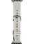 Apple Watch Uyumlu 42-44-45-49MM S10(42) Fiber Kumaş Desenli Silikon Kordon 1