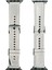 Apple Watch Uyumlu 42-44-45-49MM S10(42) Fiber Kumaş Desenli Silikon Kordon 2
