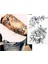 Gerçekci Gül ve Çiçek Geçici Dövme Tattoo 1
