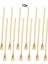 304 Çelik 12 Adet 19 cm Kokteyl Kahve Latte Karıştırma Barmen Kaşığı CIN758SR-12 1