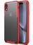 iPhone Xr Sert Yapılı ve Köşe Korumalı Arkası Buğulu Şık Volks Premium Kılıf 1
