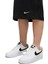 Sportswear Yüksek Belli Fitilli Jarse Kadın Eteği Siyah 3