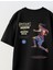 Always On Yazılı Futbol Tasarım Baskılı Siyah Çocuk T-Shirt 3