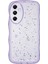 Samsung Galaxy A14 5g/4g Epoksi Kılıf Dalgalı Kenar Tpu Telefon Kapağı-Şeffaf Mor (Yurt Dışından) 1