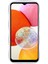 Samsung Galaxy A14 5g/4g Epoksi Kılıf Dalgalı Kenar Tpu Telefon Kapağı-Şeffaf Beyaz (Yurt Dışından) 5