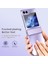 Samsung Galaxy Z Flip6 5g Kılıf Galvanik Pc Sert Telefon Kapağı-Mor Için (Yurt Dışından) 3